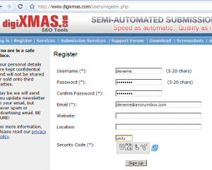 digixmas kayıt ekranı digixmas kayıt ekranı